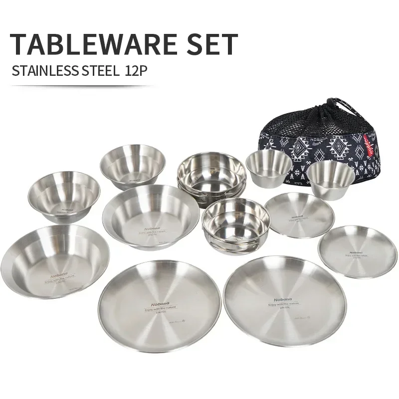 CLS & NOBANA 12 pièces ensembl - Camping Cooking Dining Set avis et prix