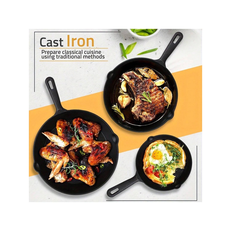 Poêle en fonte noire, 3/4/5 pi - Quality Camping Cooking Set avis et prix