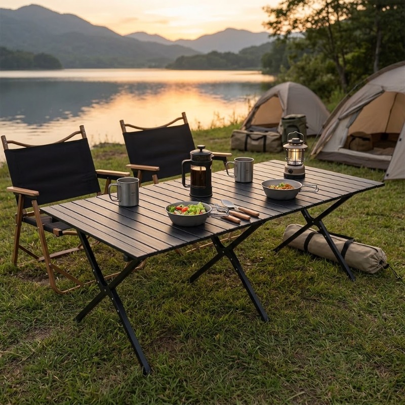 Table pliante portable pour ro - Camping Cooking Table avis et prix